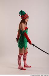 VERONIKA ELF FITGHTING WITH KATANAS